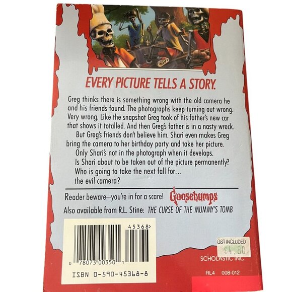 90’s Vintage Goosebumps Softcover Chapter Book - Picture 2 of 3